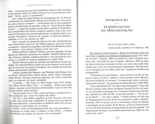 O espetáculo das raças 