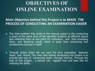 Online Examination System | PPT