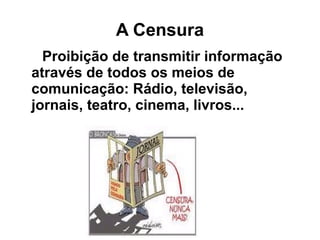 Reduziu as despesas de todos os Ministérios. Depois de resolver os problemas financeiros, Salazar inicia a modernização do país com a construcção de estradas,pontes,escolas,hospitais... Em 1933 é aprobvada a nova constituição que traça as regras fundamentais do Estado Novo:(contra o comunismo,contra a liberdade e contra a democracia). 