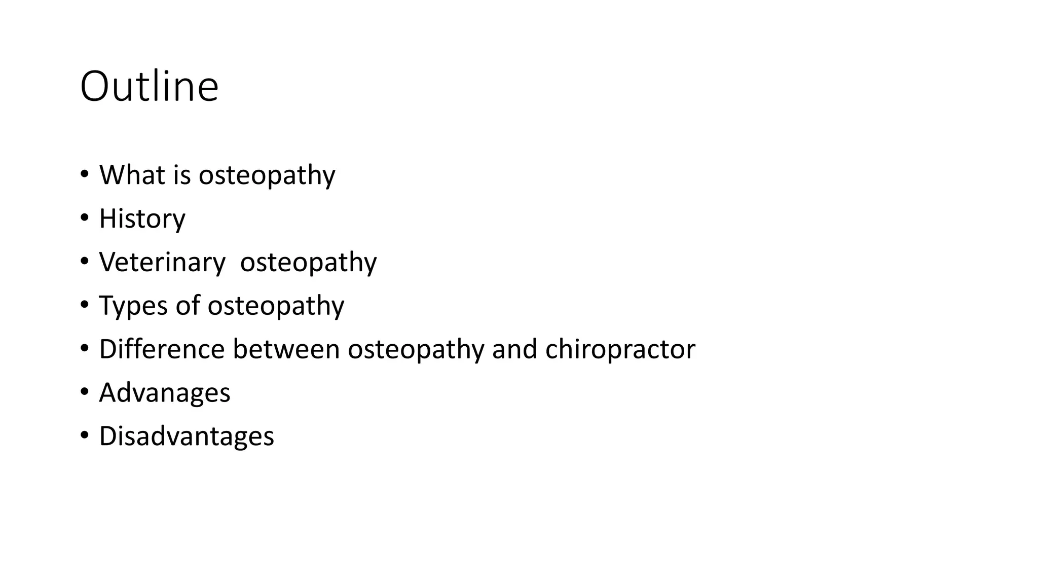Oesteopathy and its introduction | PPTX