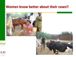 Technological options and approaches to improve supply of desirable animal genetic material for dairy and beef development: IPMS Experience