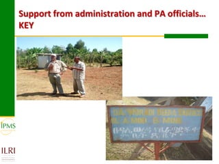 Technological options and approaches to improve supply of desirable animal genetic material for dairy and beef development: IPMS Experience