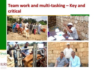 Technological options and approaches to improve supply of desirable animal genetic material for dairy and beef development: IPMS Experience