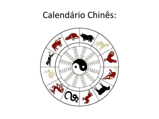 Calendário Chinês: 