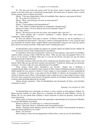 O evangelho de sri ramakrishna