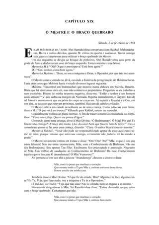 O evangelho de sri ramakrishna