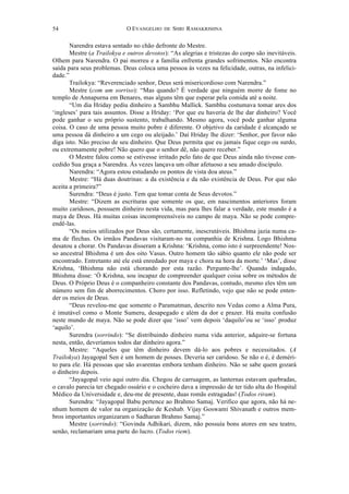 O evangelho de sri ramakrishna