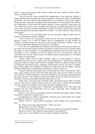 O evangelho de sri ramakrishna