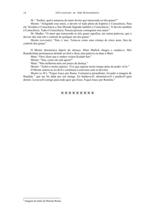 O evangelho de sri ramakrishna