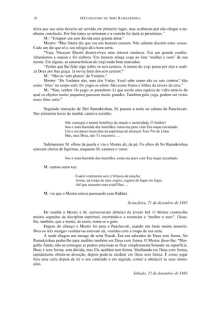 O evangelho de sri ramakrishna