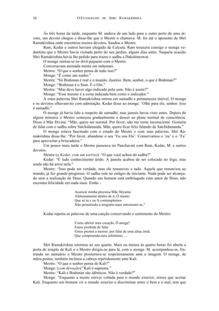 O evangelho de sri ramakrishna