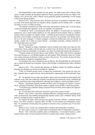 O evangelho de sri ramakrishna