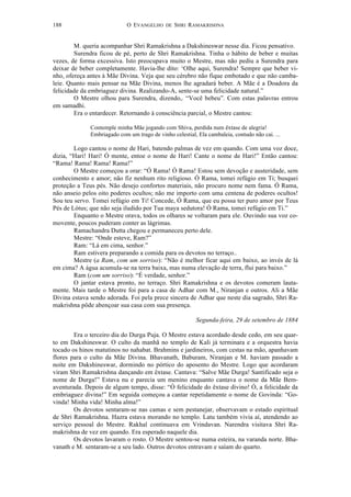 O evangelho de sri ramakrishna