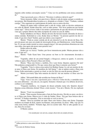 O evangelho de sri ramakrishna