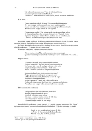 O evangelho de sri ramakrishna