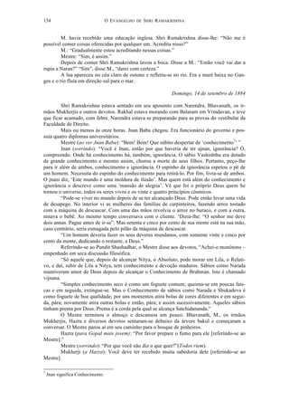 O evangelho de sri ramakrishna