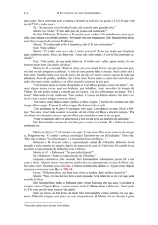 O evangelho de sri ramakrishna