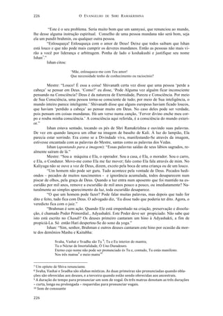 O evangelho de sri ramakrishna