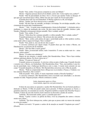 O evangelho de sri ramakrishna