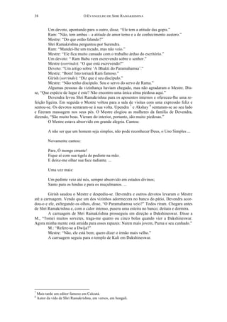 O evangelho de sri ramakrishna