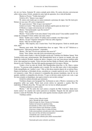 O evangelho de sri ramakrishna