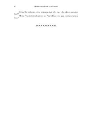 O evangelho de sri ramakrishna