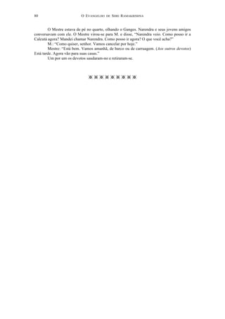 O evangelho de sri ramakrishna