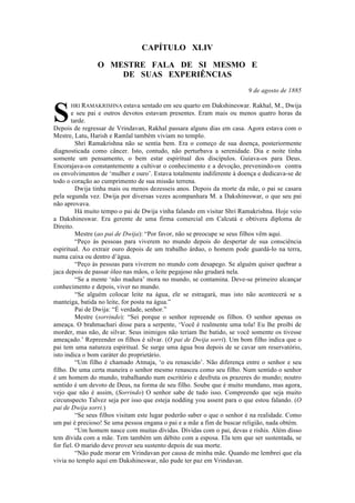 O evangelho de sri ramakrishna