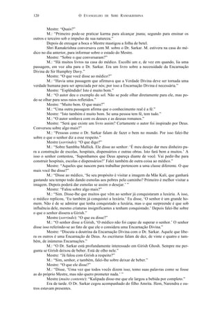 O evangelho de sri ramakrishna