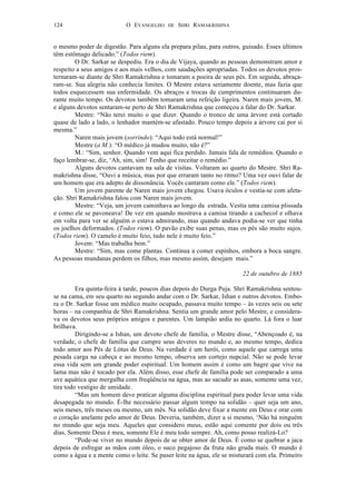 O evangelho de sri ramakrishna