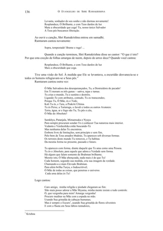 O evangelho de sri ramakrishna