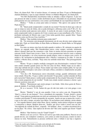 O evangelho de sri ramakrishna