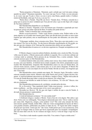 O evangelho de sri ramakrishna