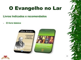 O Evangelho no Lar
Livros Indicados e recomendados
 O livro básico
21
 