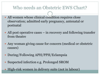 OEWS.maternity follow chart for labour ward | PPT