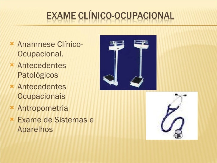 O que e exame ocupacional