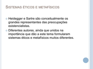 O Existencialismo   LucréCio Sá