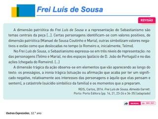 Frei Luís de Sousa
Outras Expressões, 12.º ano
 