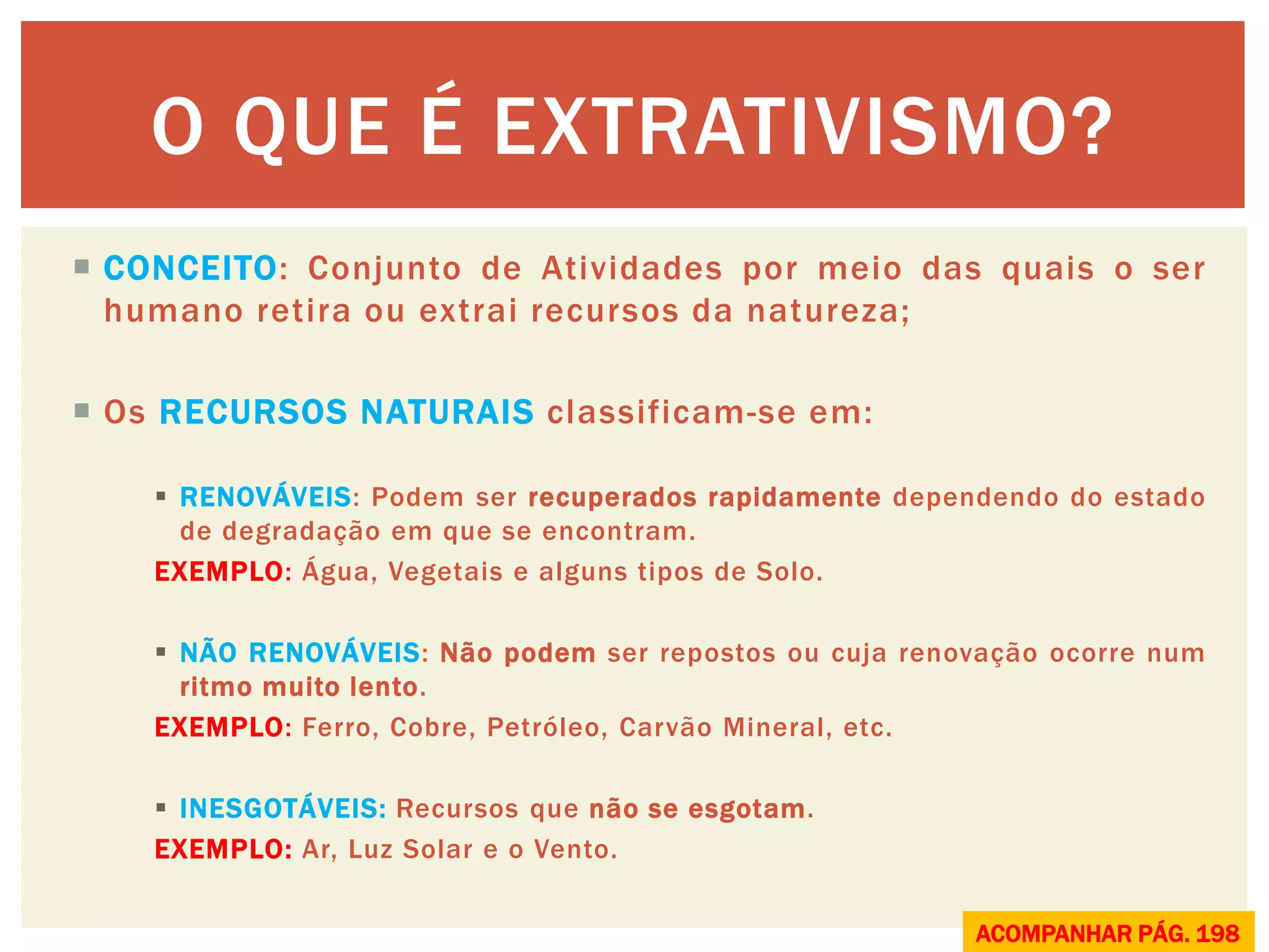 O extrativismo | PDF