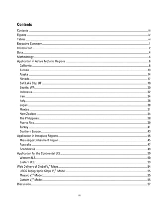 Global VS30 Mapping Report | PDF