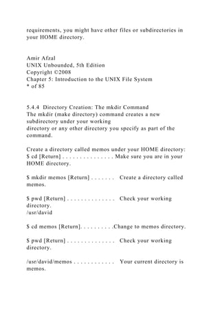 of 70UNIX Unbounded 5th EditionAmir Afzal .docx