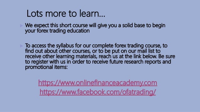 Free Trading Course Trade Forex As A Second Income - 