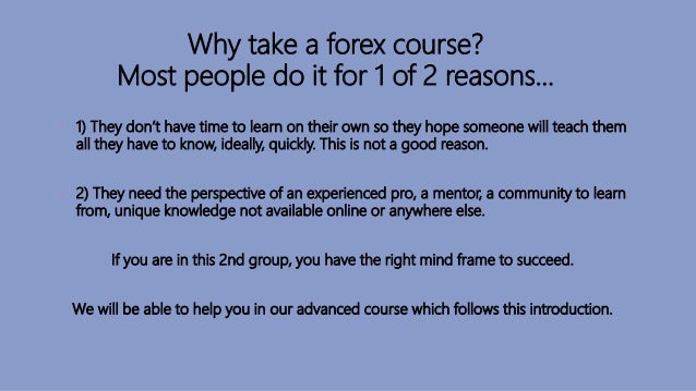 Free Trading Course Trade Forex As A Second Income - 