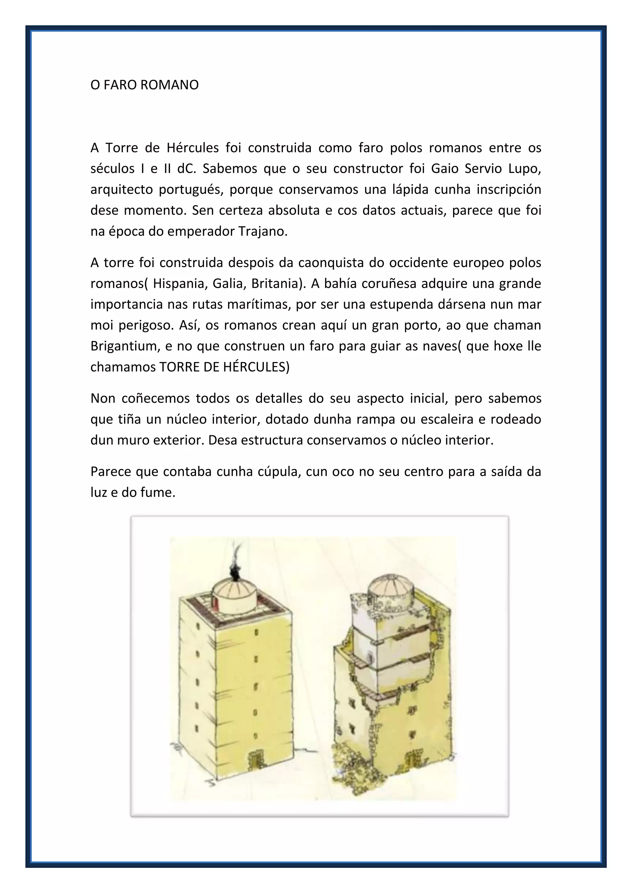 A TORRE DE HÉRCULES