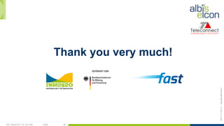 OFC, March 2017, LA, CA, USA Public 28
ES/T-17—042-Acopyrightalbis-elcon
Thank you very much!
 