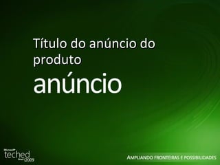 Título do anúncio do produto 