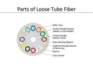 Parts of Loose Tube Fiber
 