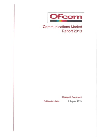 Ofcom Annual Communications And Ethnic Report
