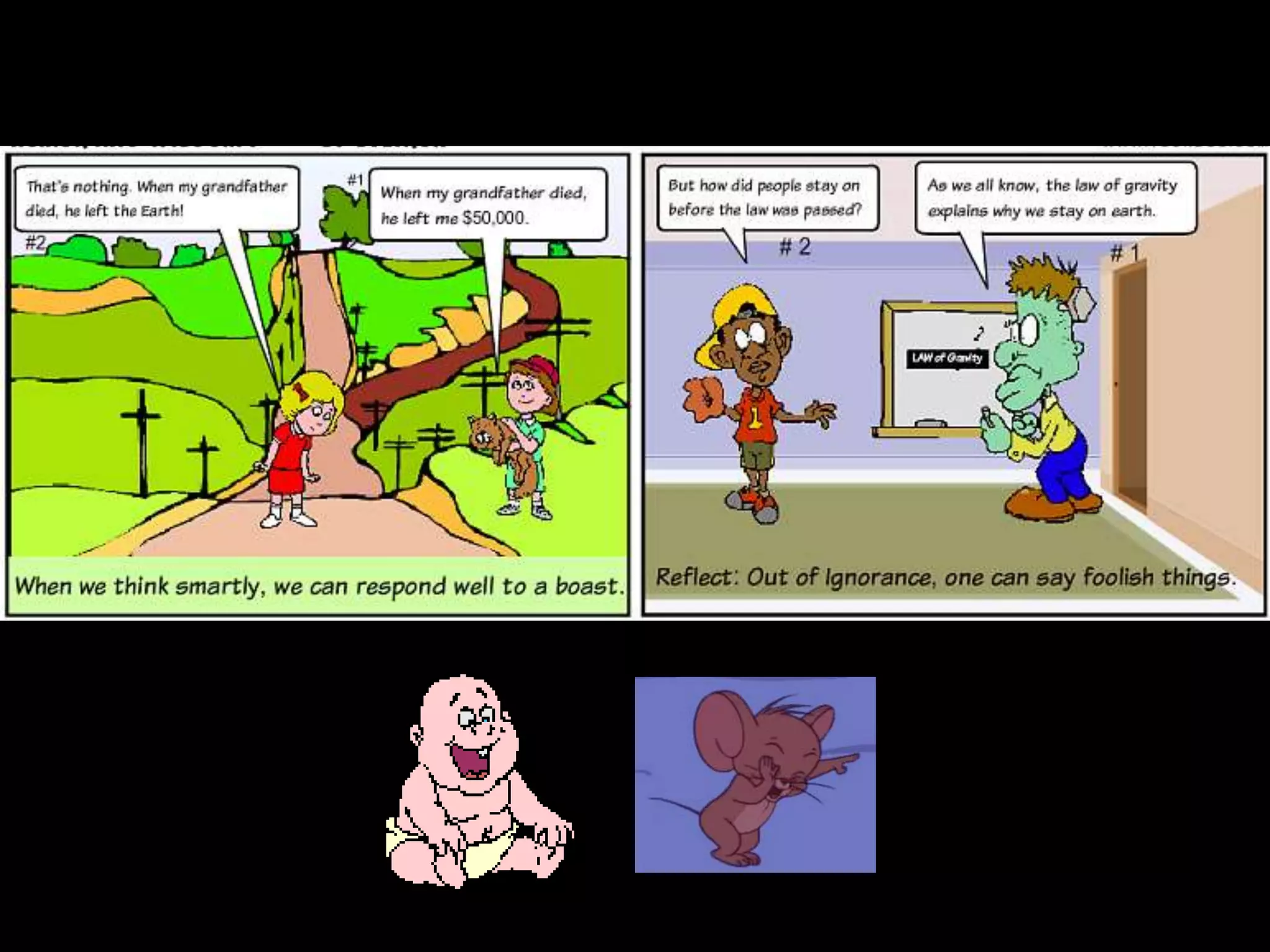 Of Comic Strips and Wisdom | PPT