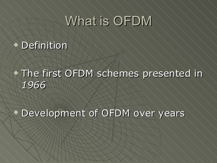Ofdm